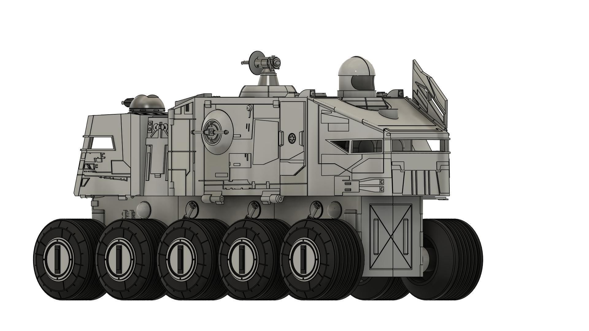StarWars Juggernaut Turbo Tank 3D print model_9