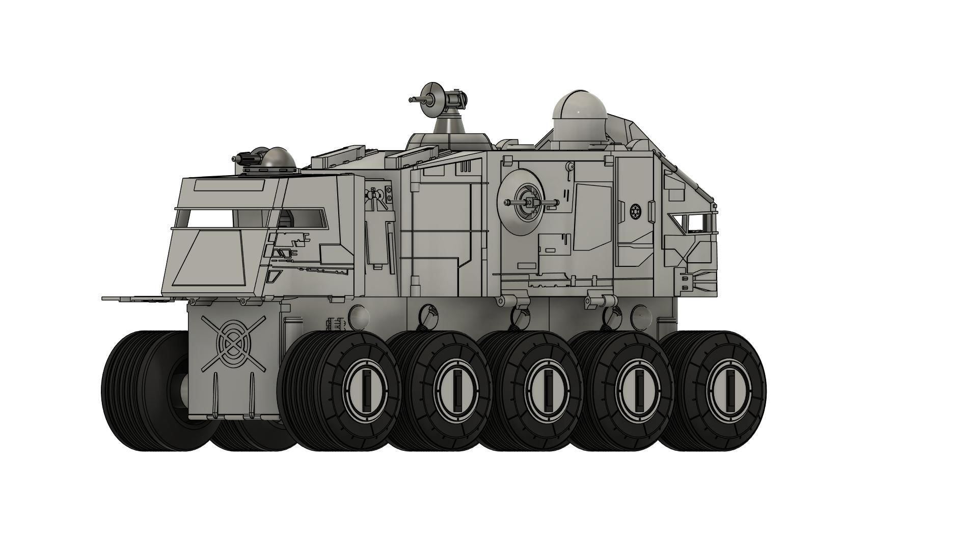 StarWars Juggernaut Turbo Tank 3D print model_5