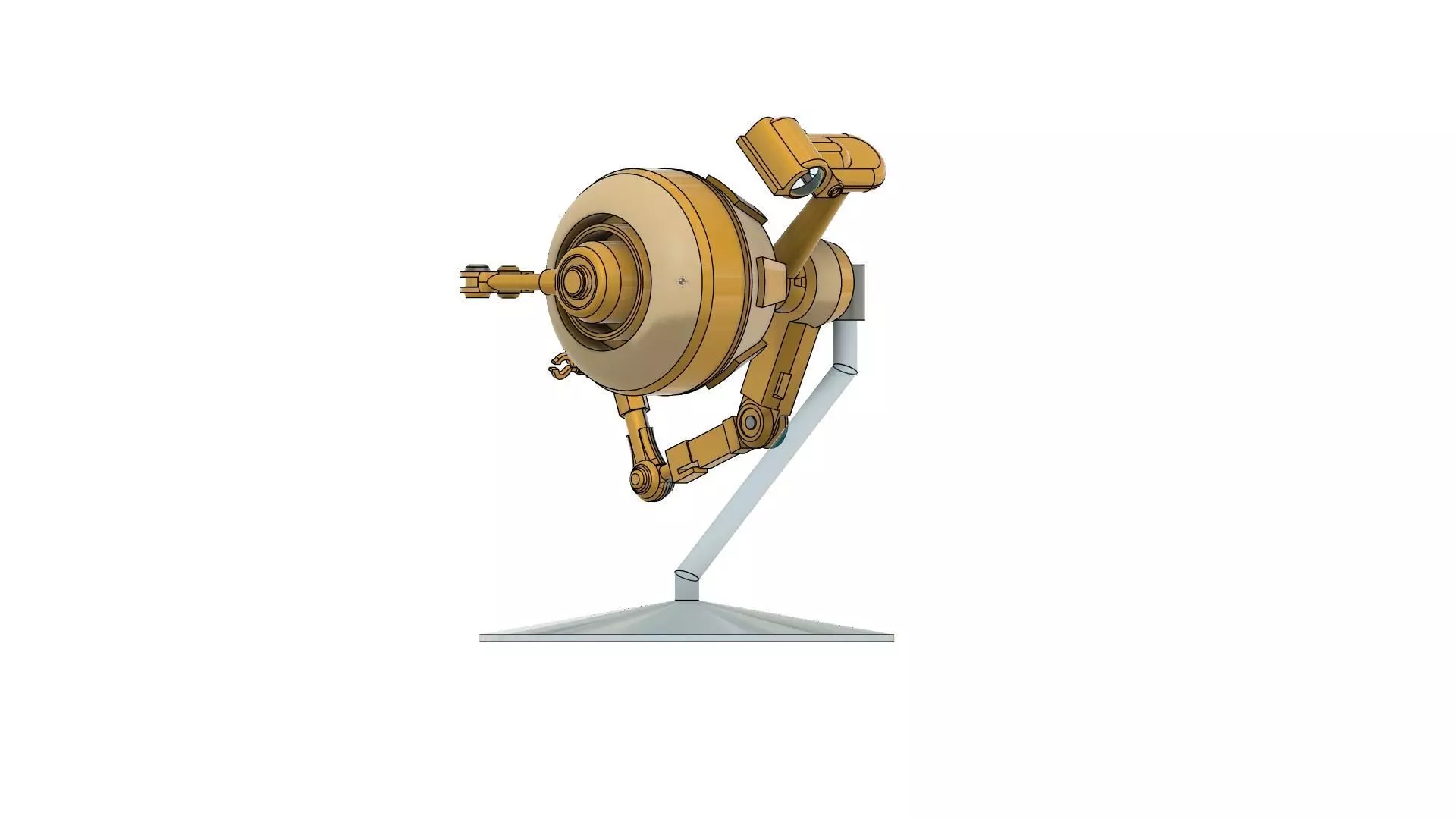 Star wars WEEGEE droid 3D print model_0