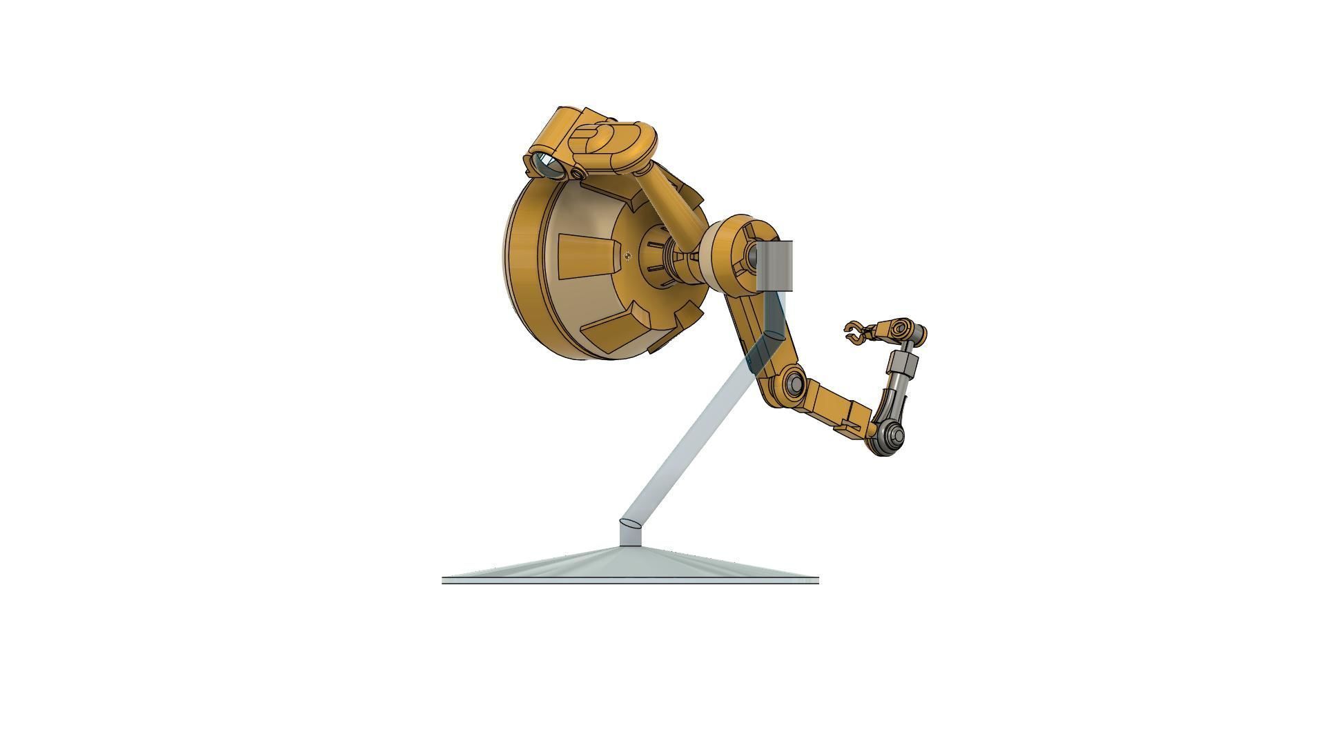 Star wars WEEGEE droid 3D print model_6