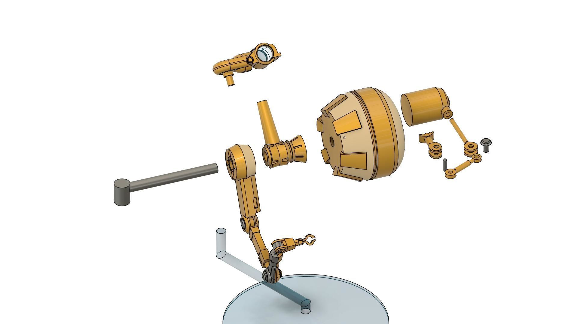 Star wars WEEGEE droid 3D print model_4