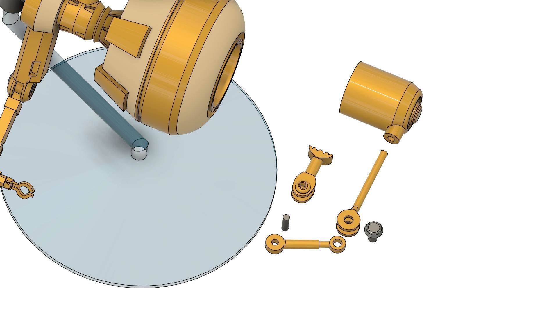 Star wars WEEGEE droid 3D print model_3