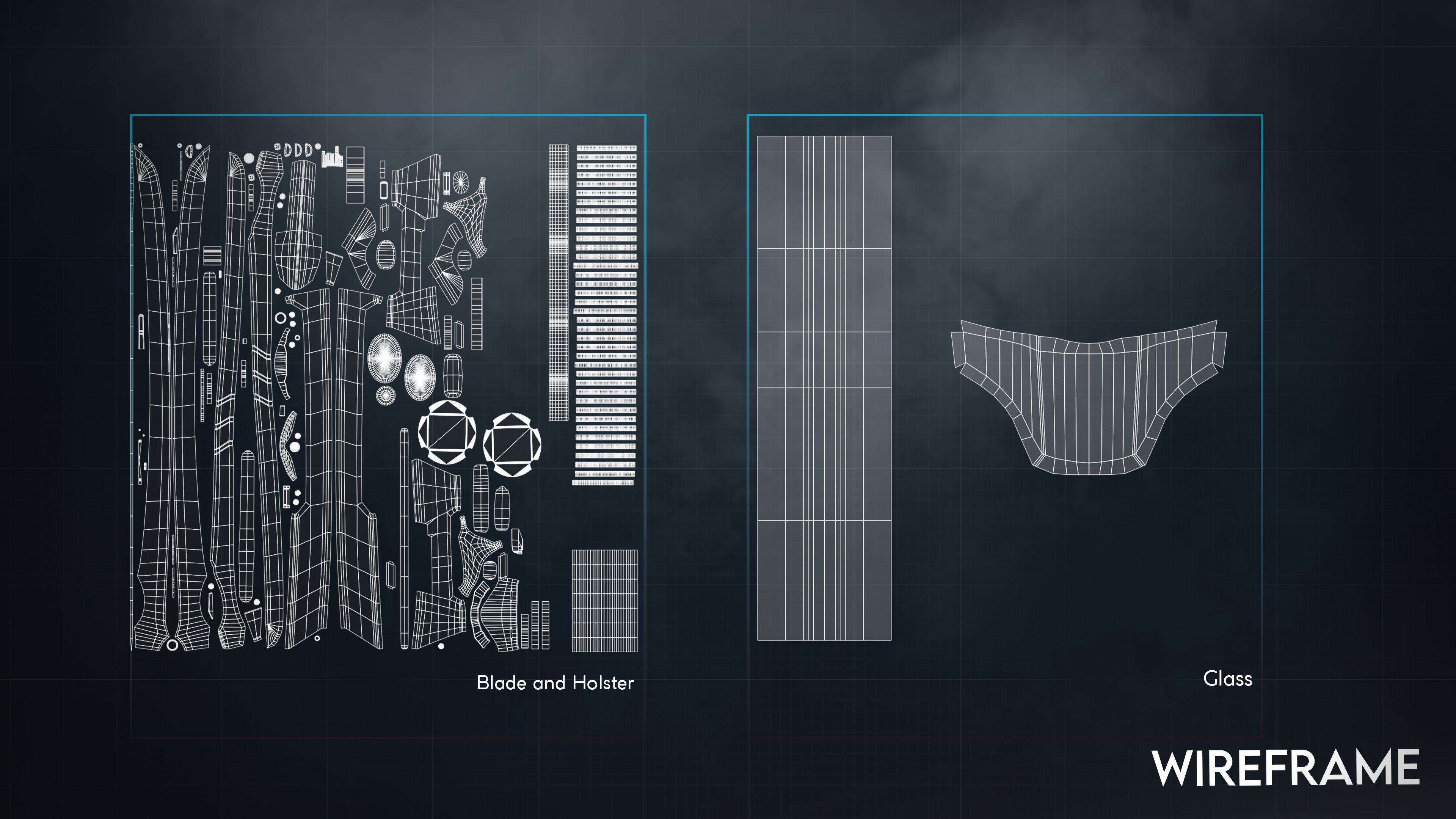 Cyberpunk Katana - Peacemaker V2 Low-poly 3D model_2