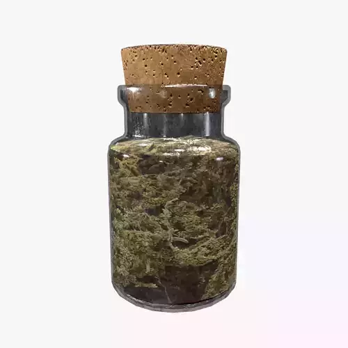 Medieval Spell Jar V10 Low-poly 3D model Medieval Spell Jar V10 Low-poly 3D model