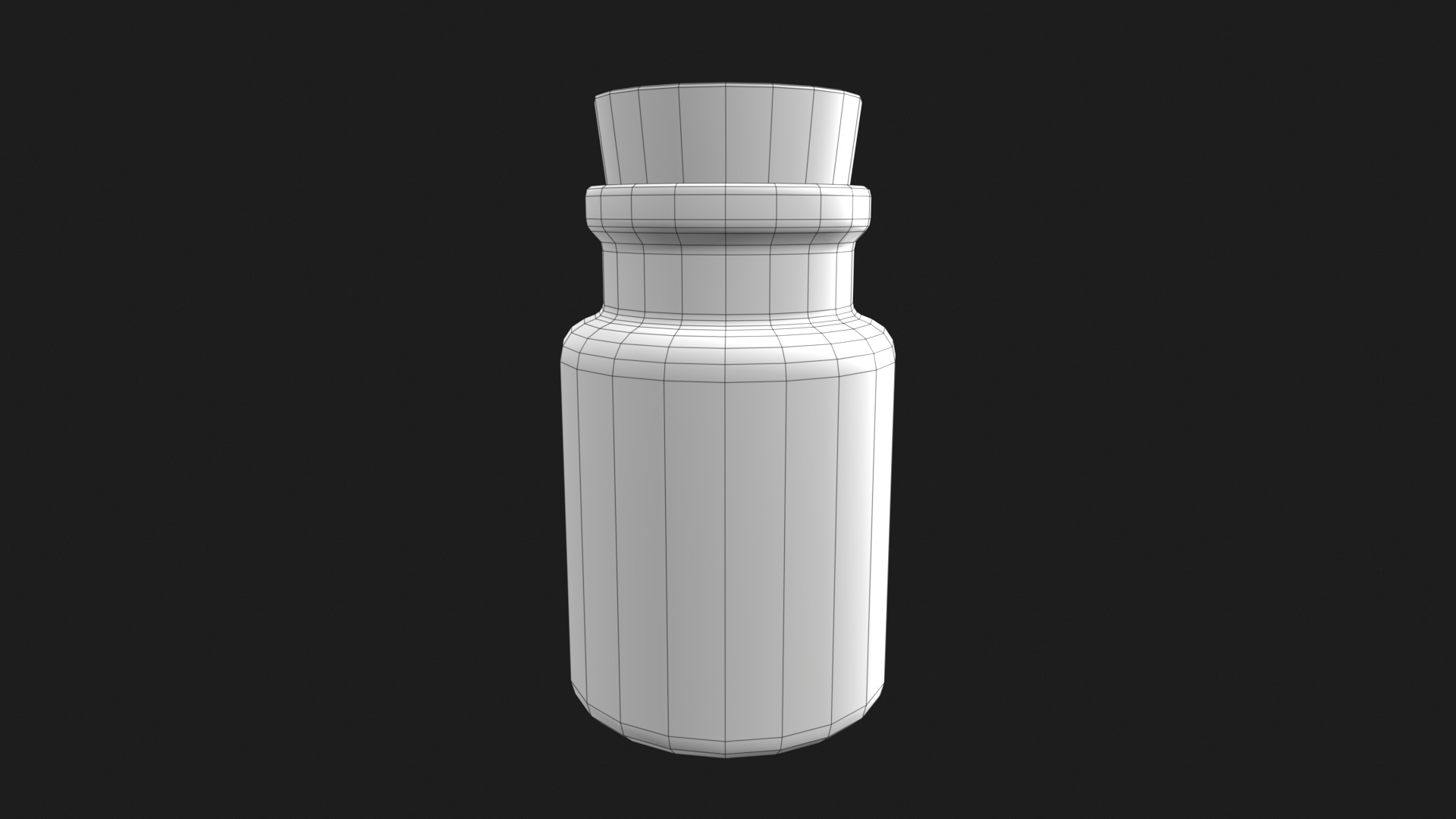 Medieval Spell Jar V10 Low-poly 3D model_10