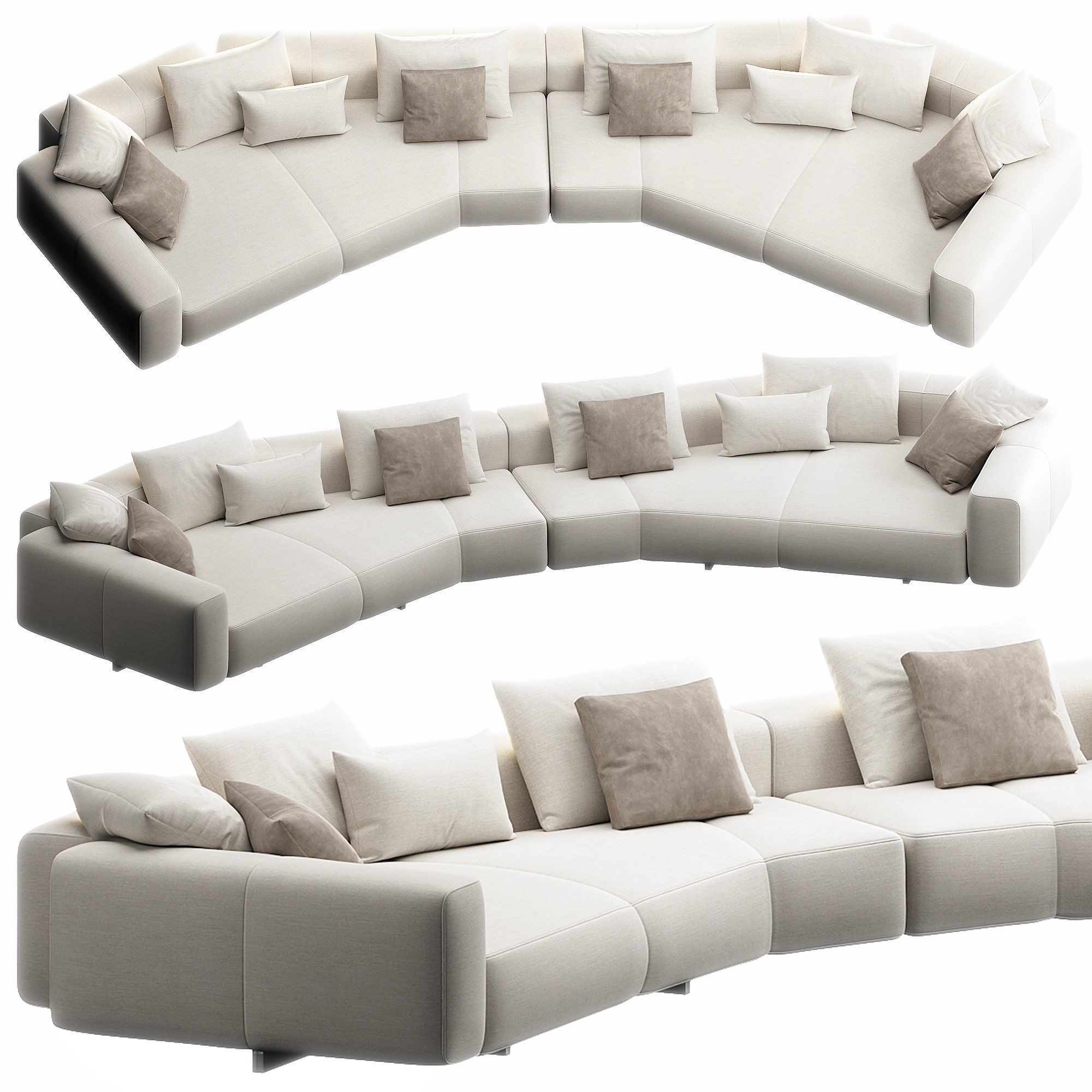 Yves Sofa 3D model_1