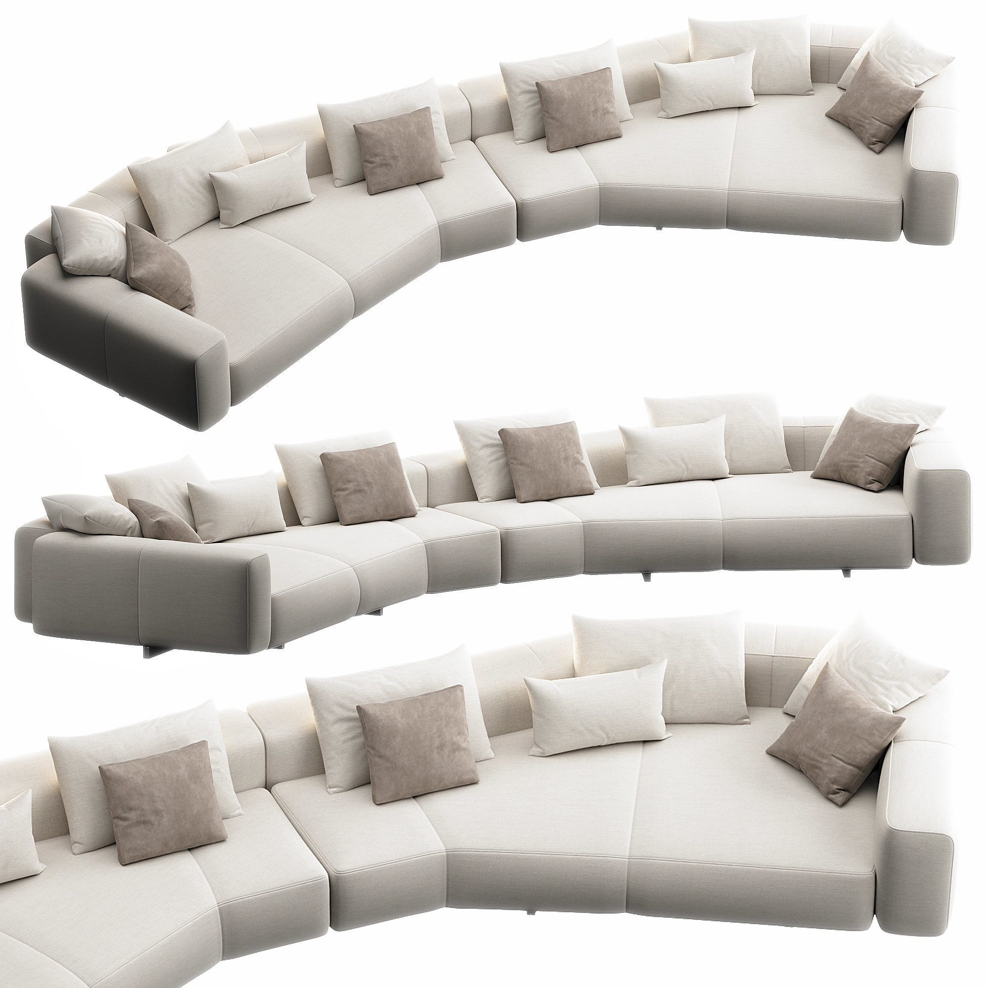 Yves Sofa 3D model_4