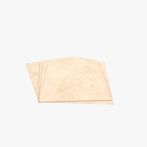 Medieval Paper V02 Low-poly 3D model