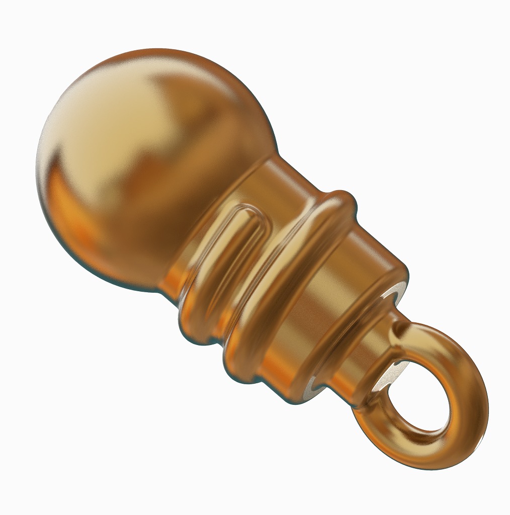 Fancy Electrical Pendant 3D print model_2