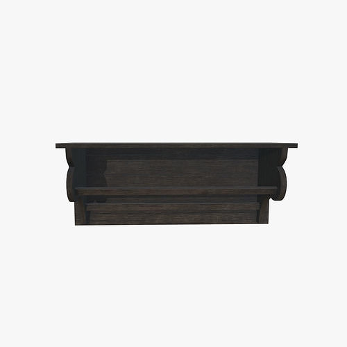 Medieval Shelf V01 Low-poly 3D model