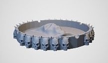 Skull Ash Tray 3D print model