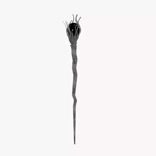 Medieval Staff V01 Low-poly 3D model