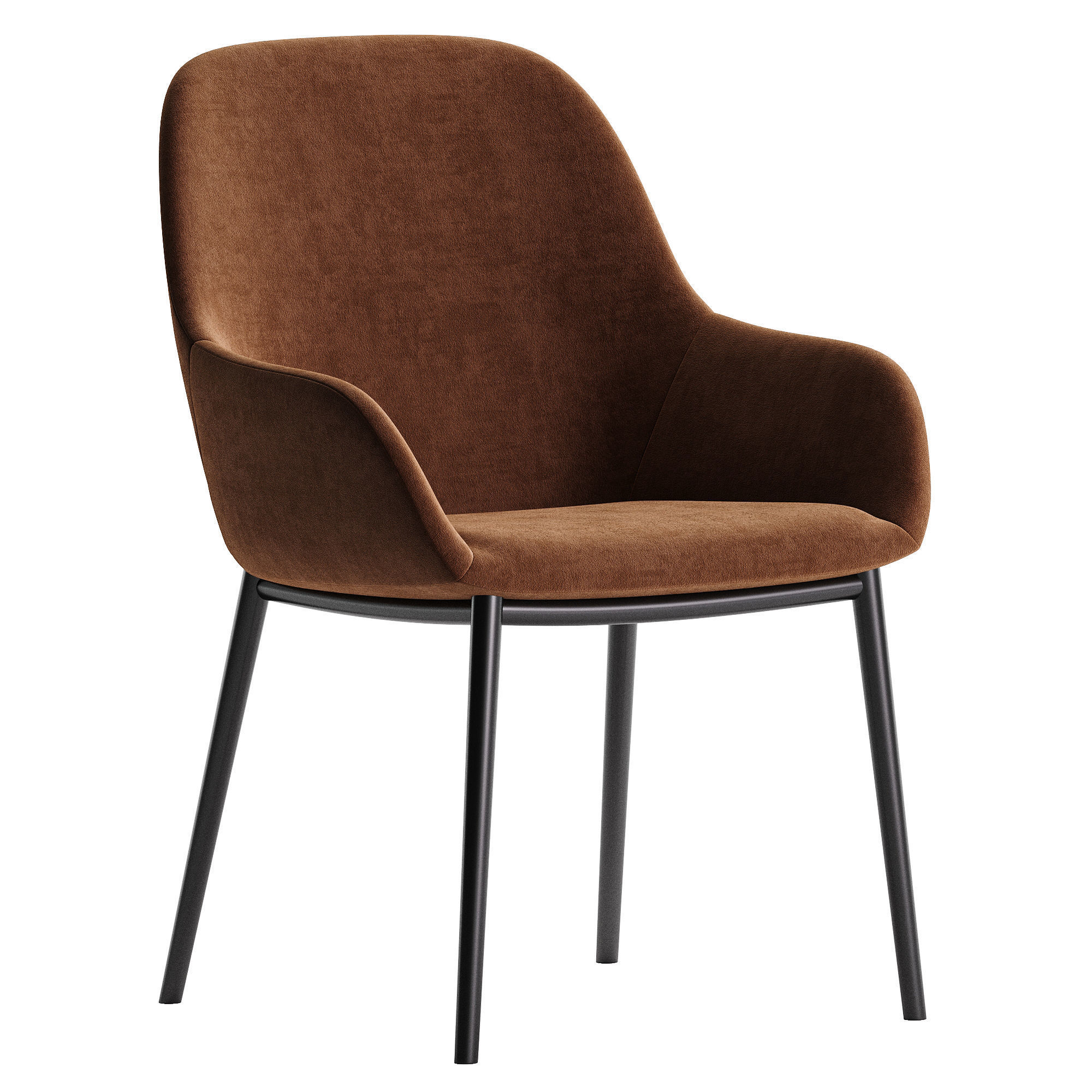 konna chair rina table 3D model_1