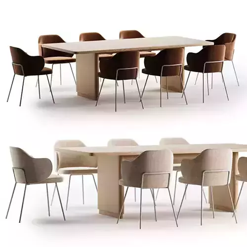 yunia chair rina table