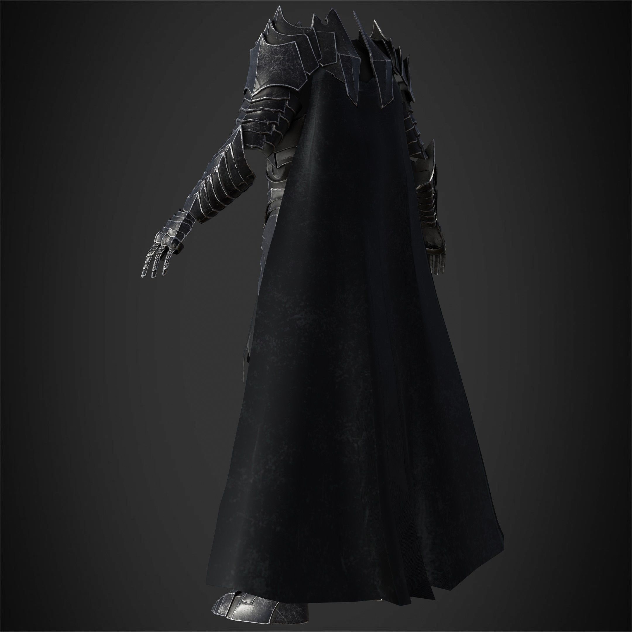 LOTR Dark Lord Sauron Armor for Cosplay 3D print model_5