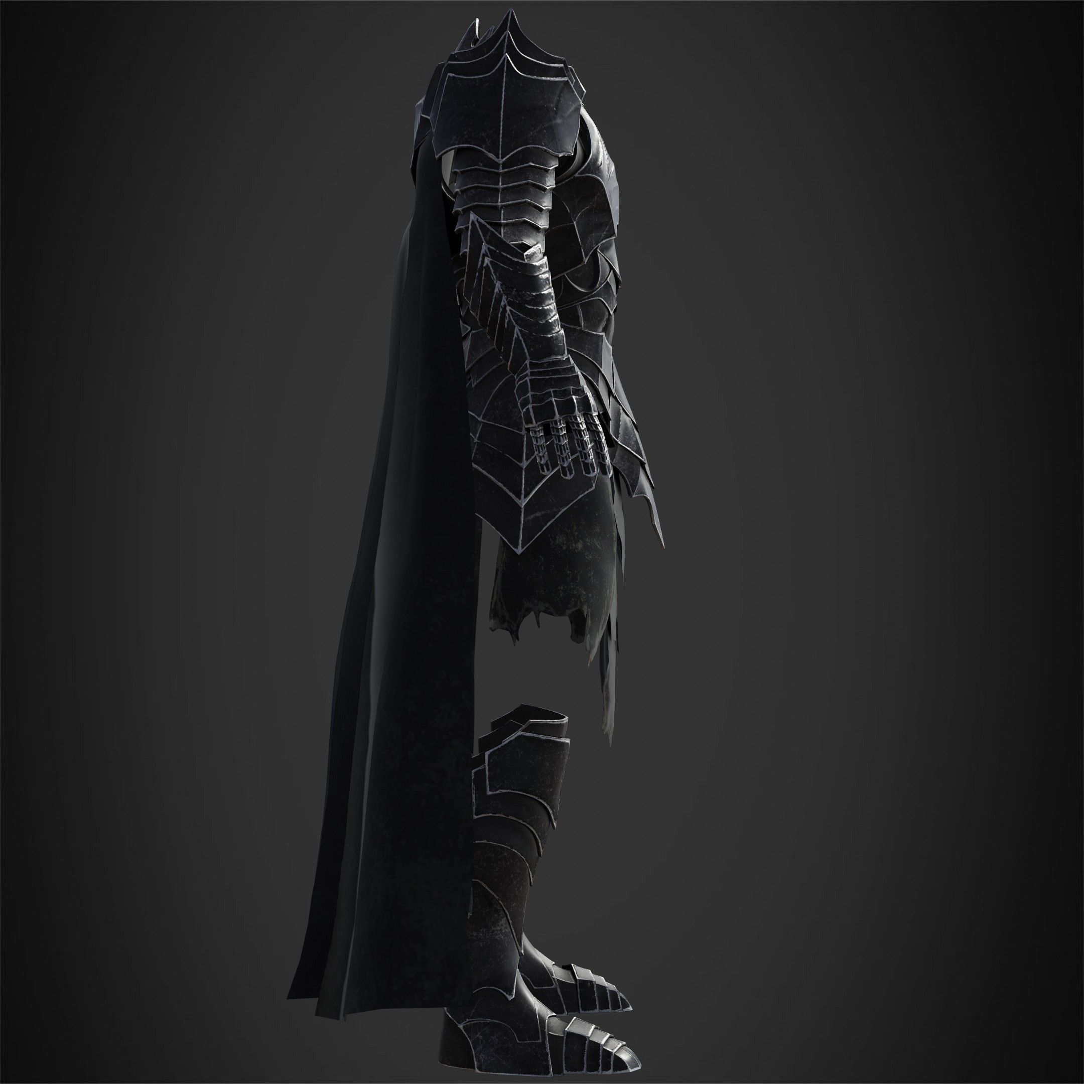 LOTR Dark Lord Sauron Armor for Cosplay 3D print model_8