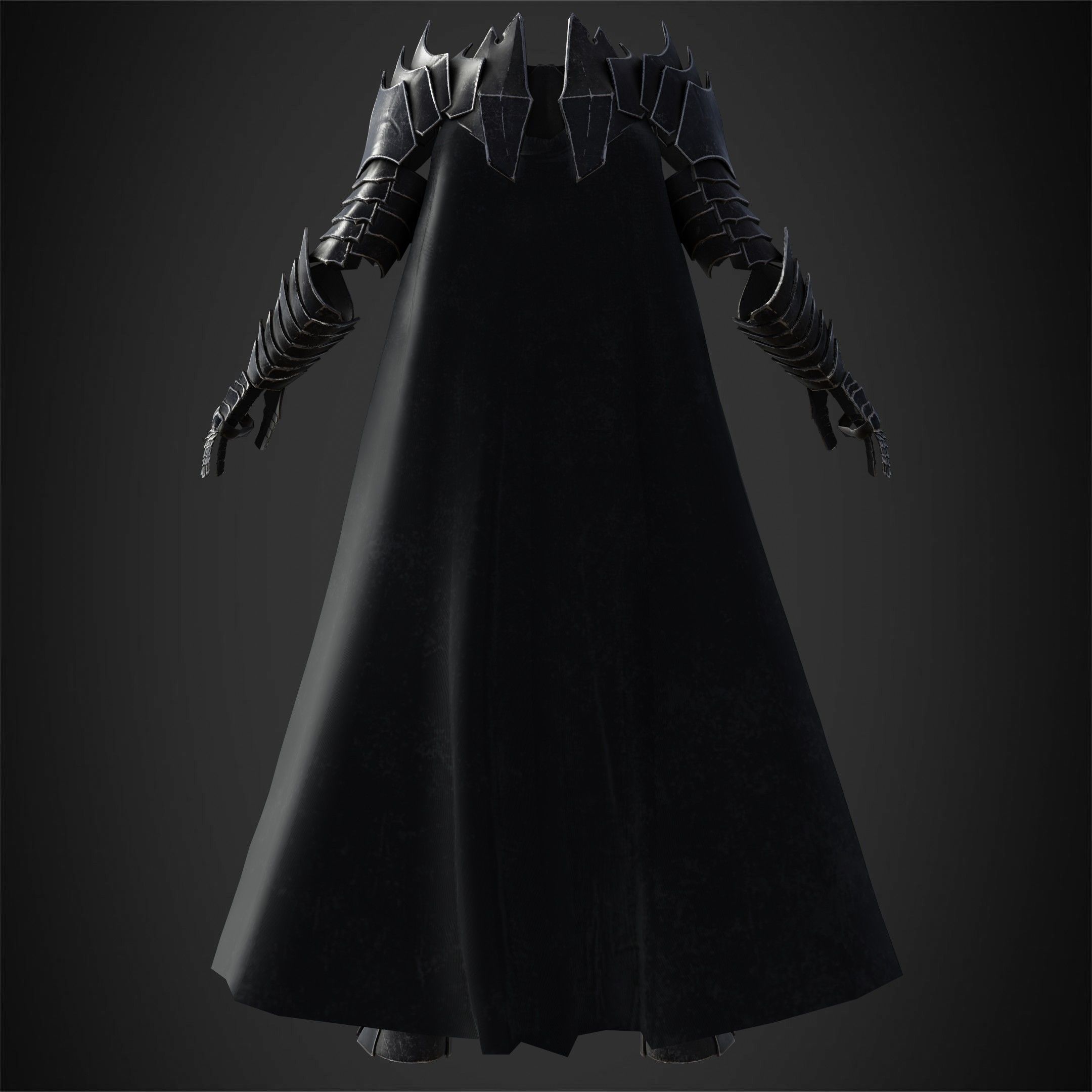 LOTR Dark Lord Sauron Armor for Cosplay 3D print model_6