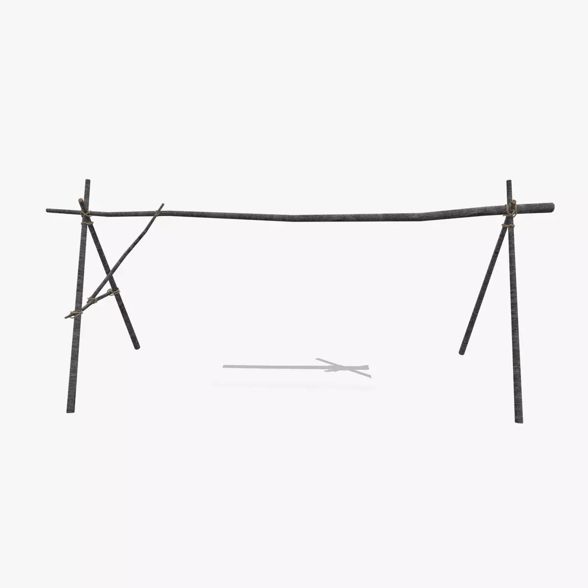 Fish Drying Rack V01 Low-poly 3D model