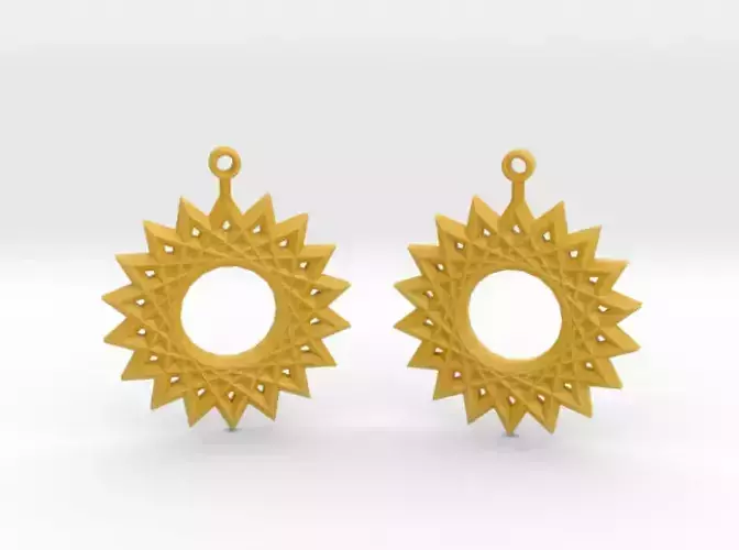 Sun King Earrings