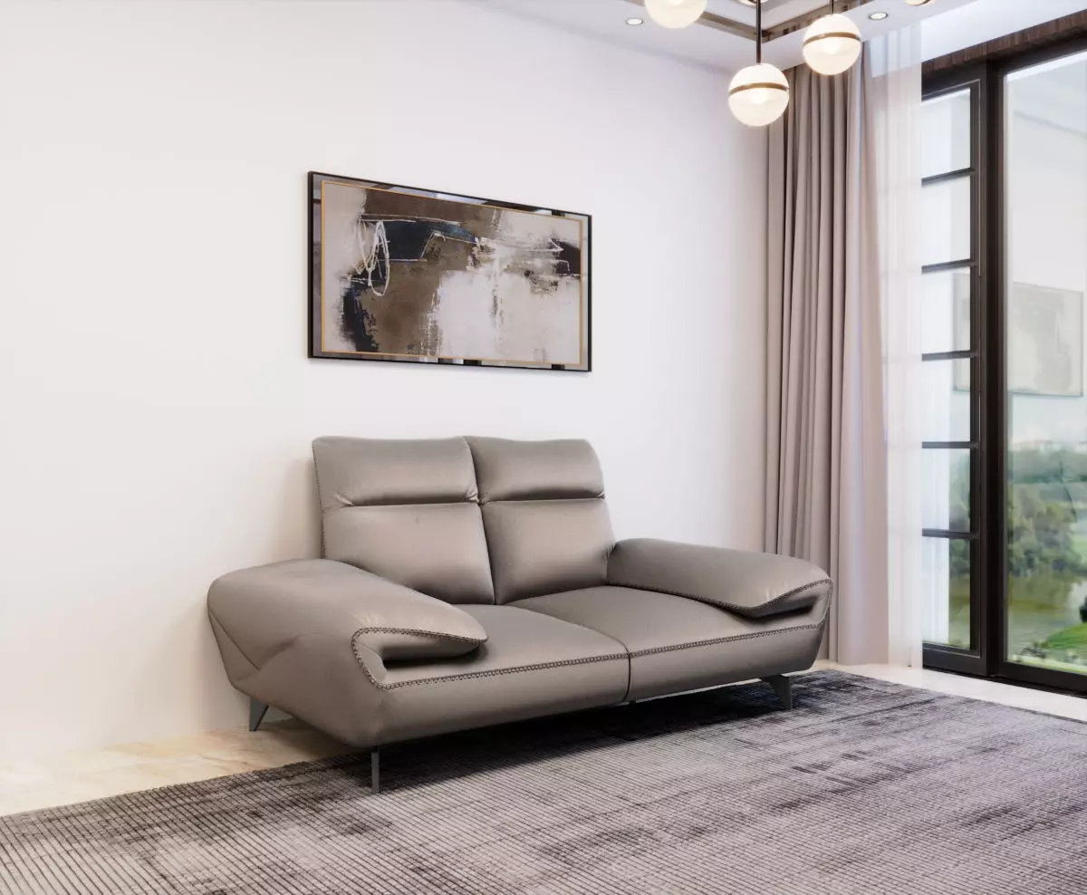 Dante Modern 2-Seater Sofa 3D model