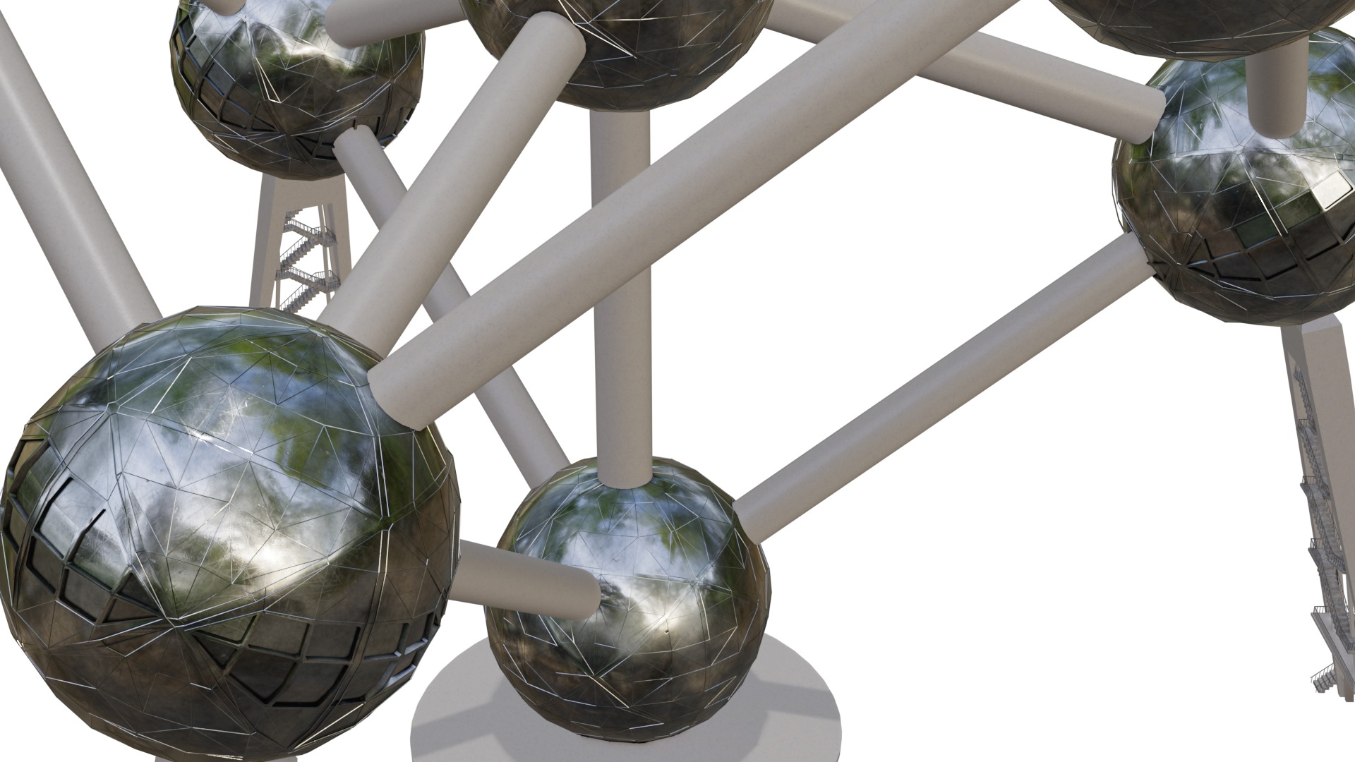 Atomium Building 3D model_14