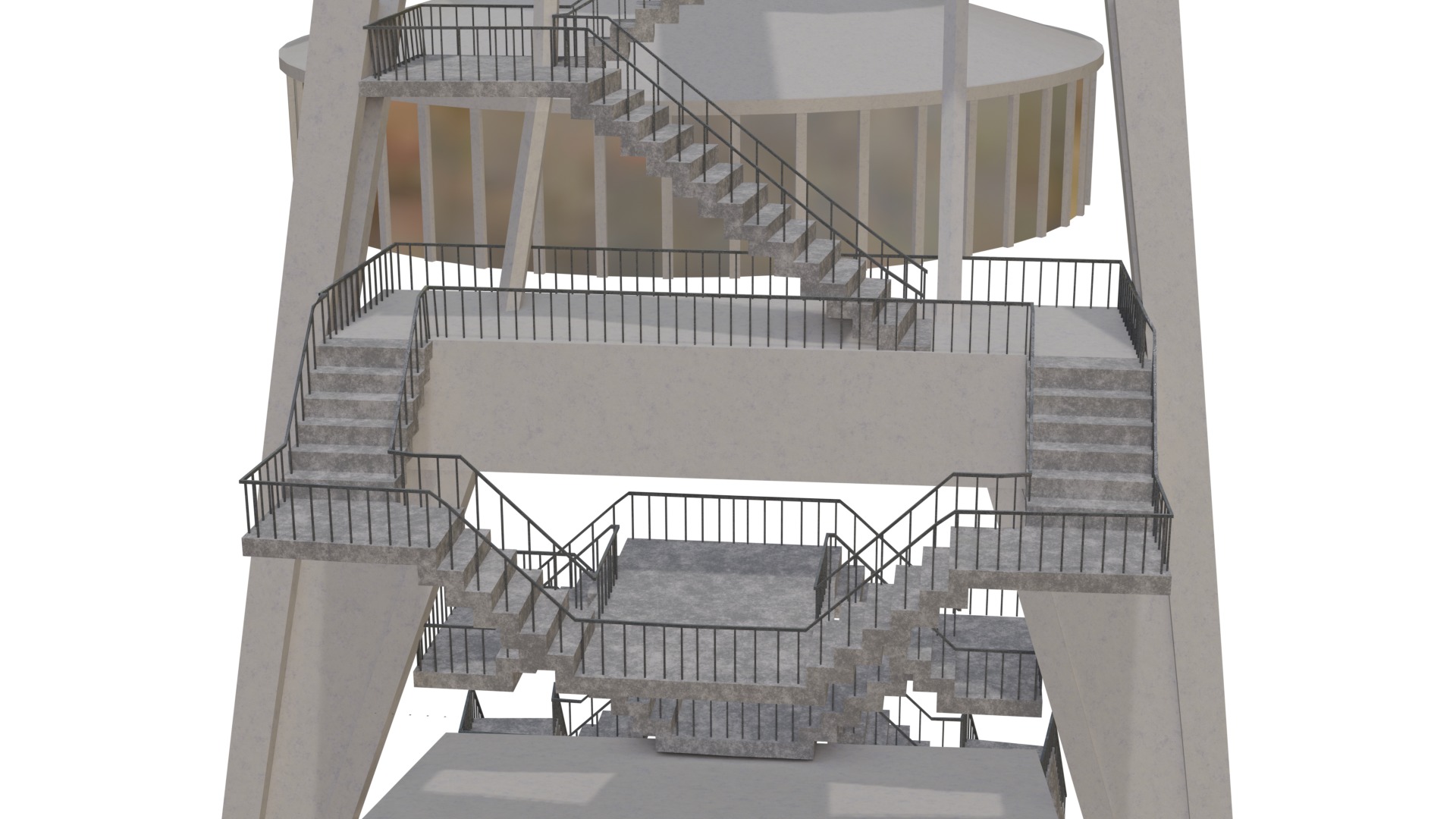 Atomium Building 3D model_12