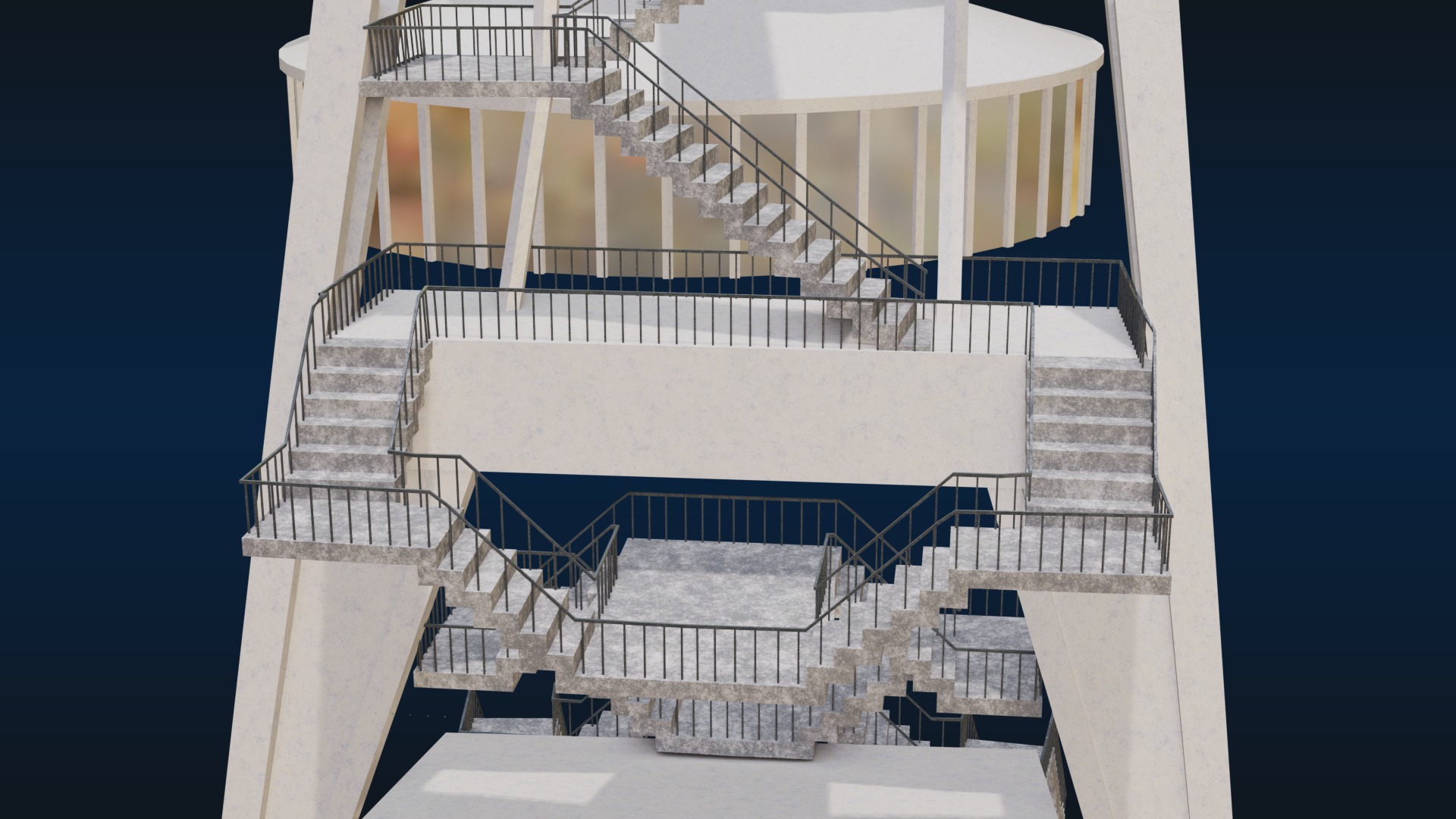 Atomium Building 3D model_21