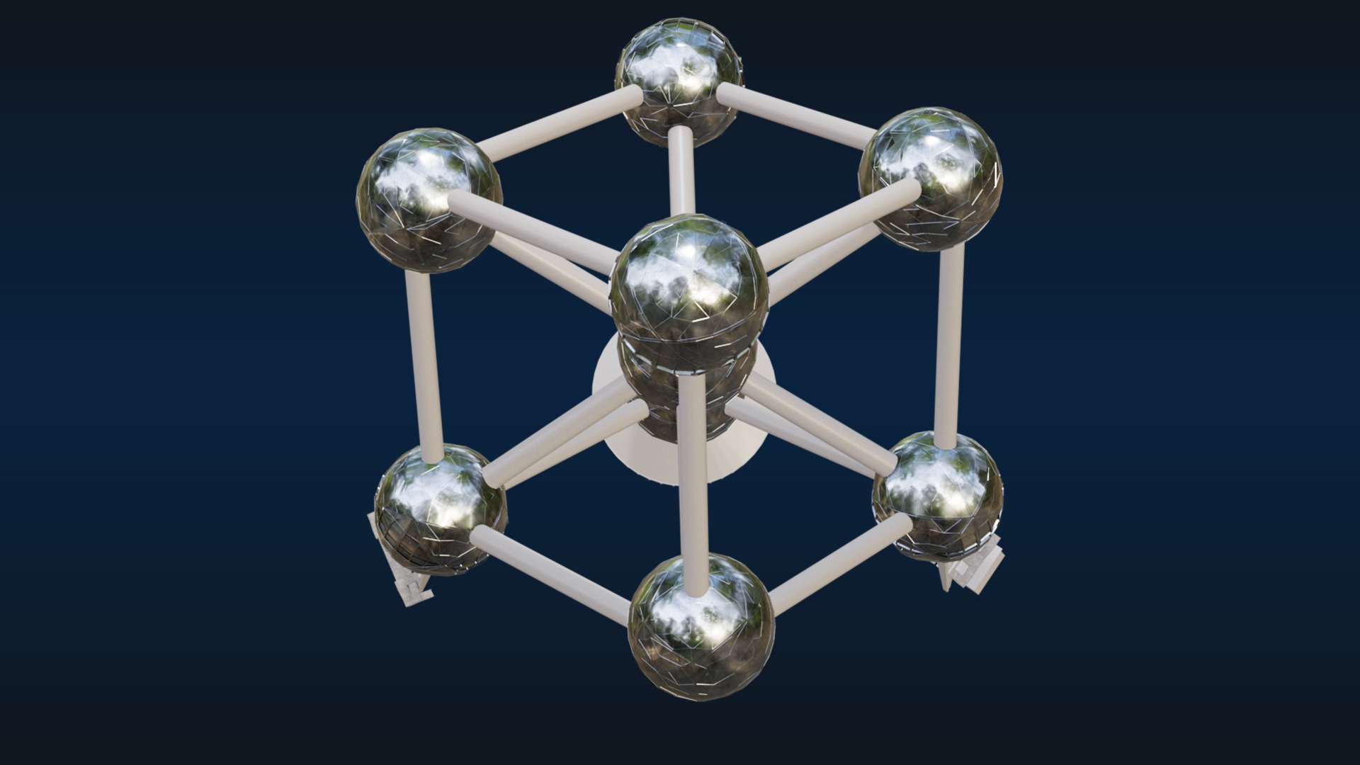 Atomium Building 3D model_18