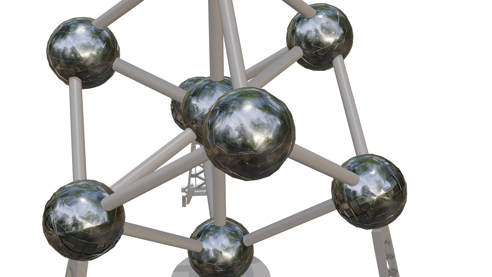 Atomium Building 3D model_10