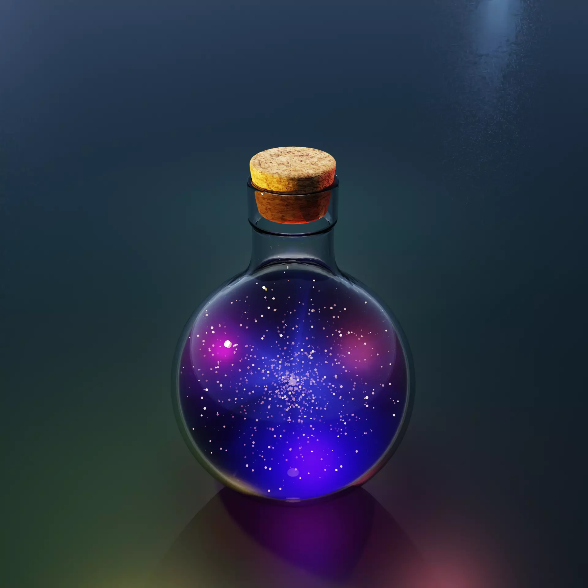 Flask of Galaxy 3D model