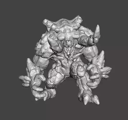 VOLCANOID KAIJU MONSTER MINIATURE MODEL FANTASY GAMES RPG DND 3D print model