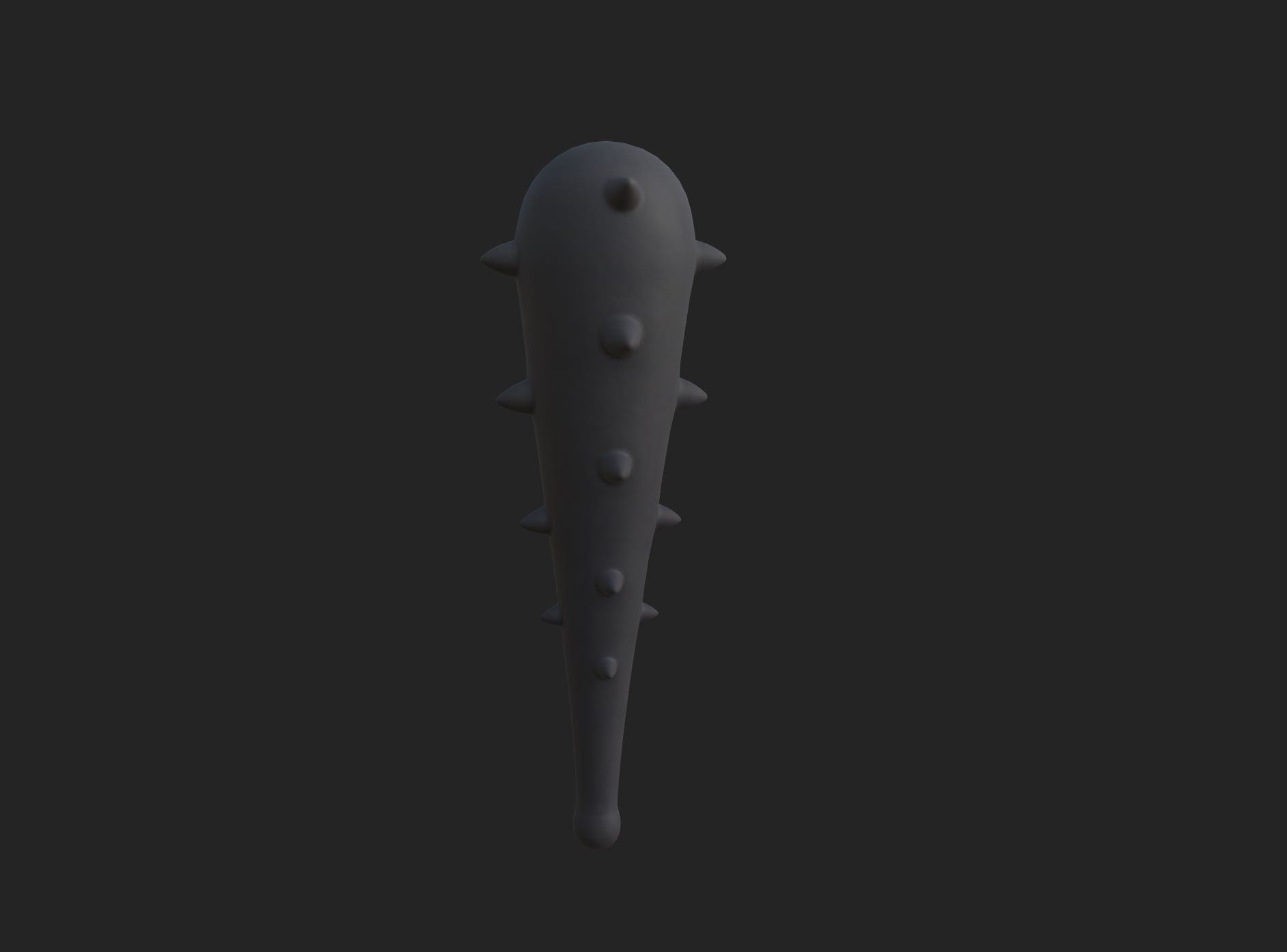 Spiked Club 3D model_11