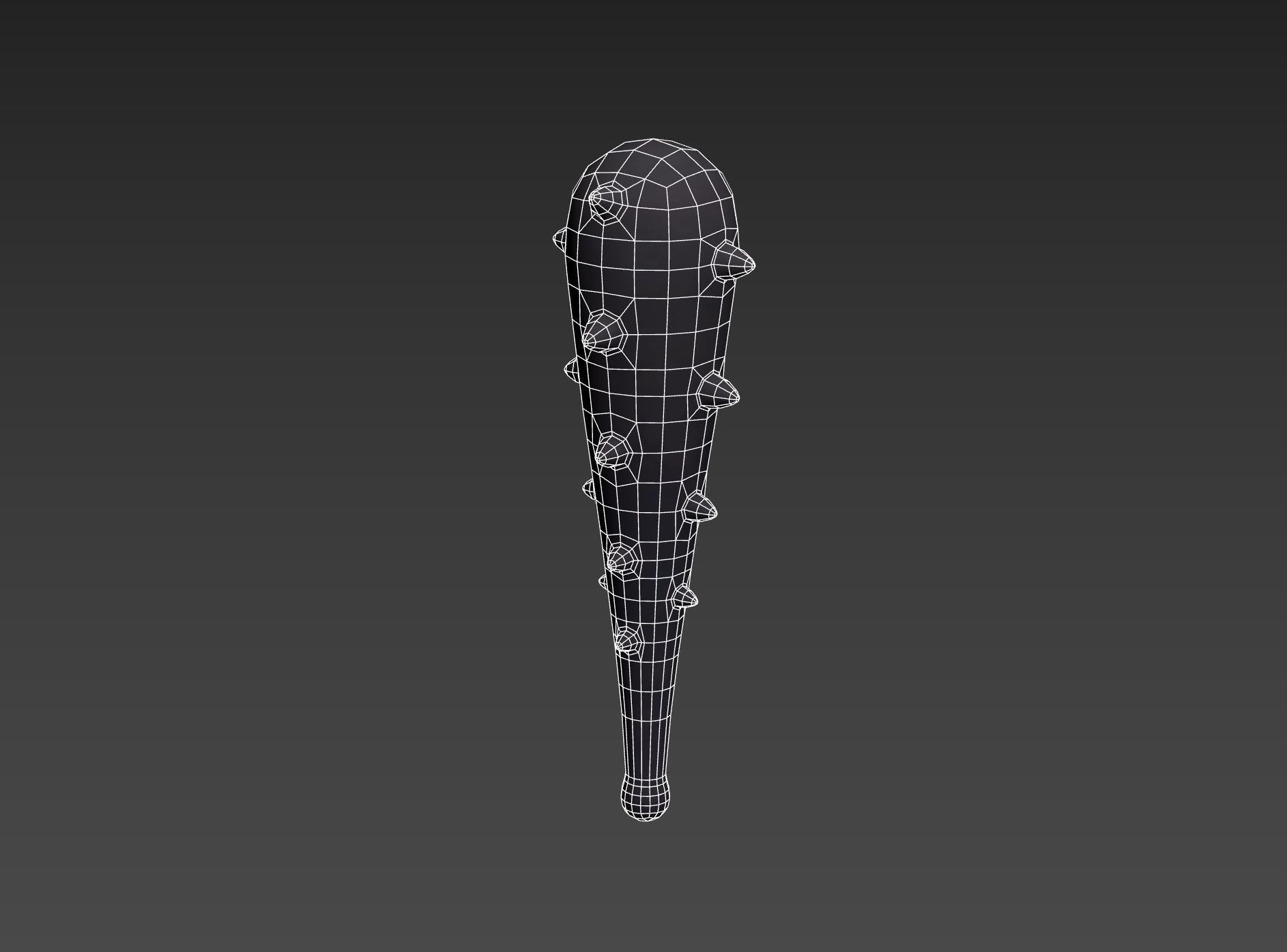 Spiked Club 3D model_16