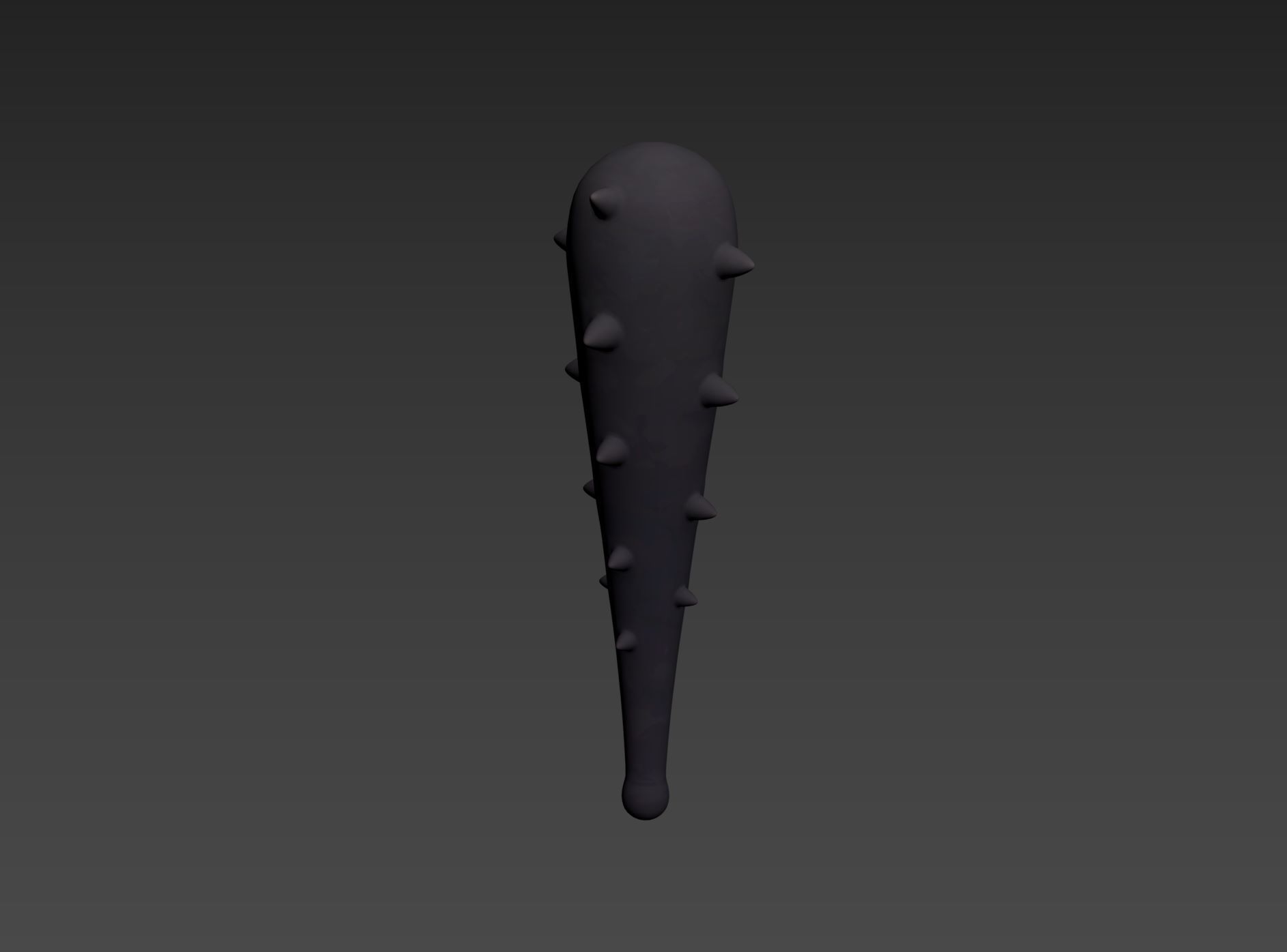 Spiked Club 3D model_15