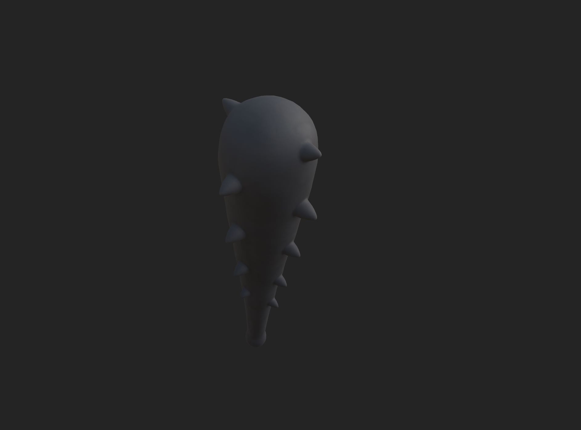 Spiked Club 3D model_12