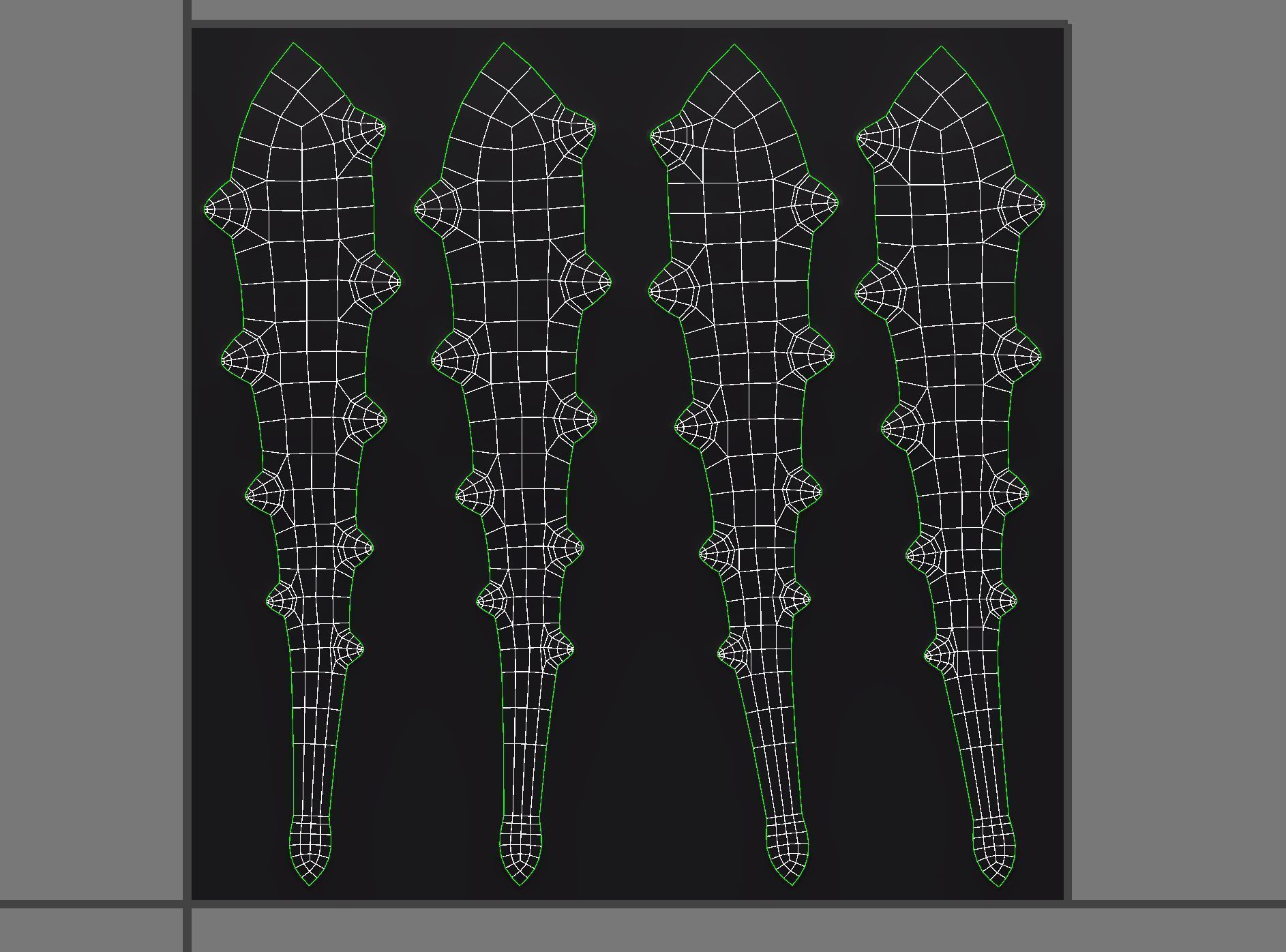 Spiked Club 3D model_26