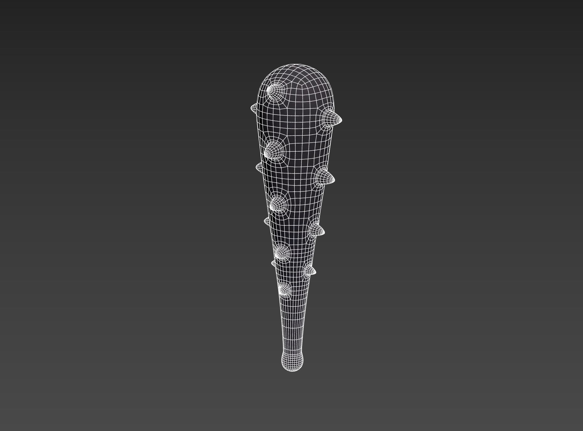 Spiked Club 3D model_17