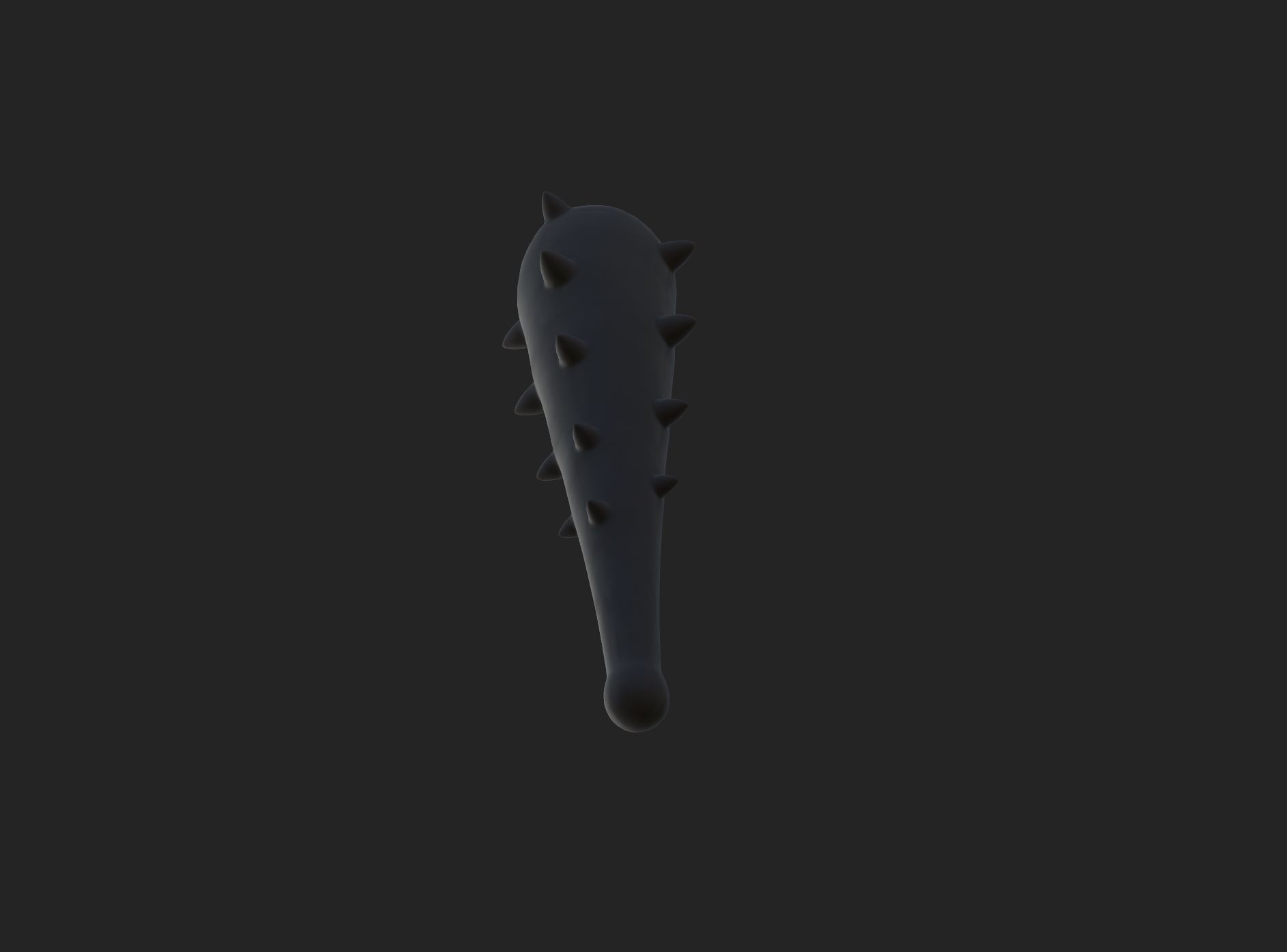 Spiked Club 3D model_13