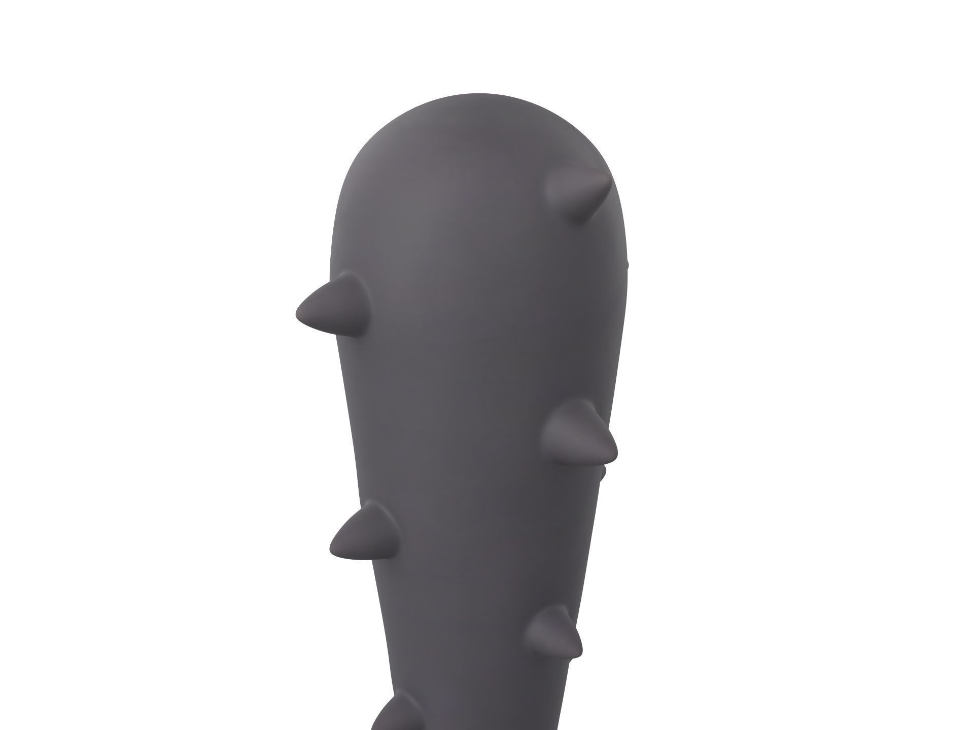 Spiked Club 3D model_9
