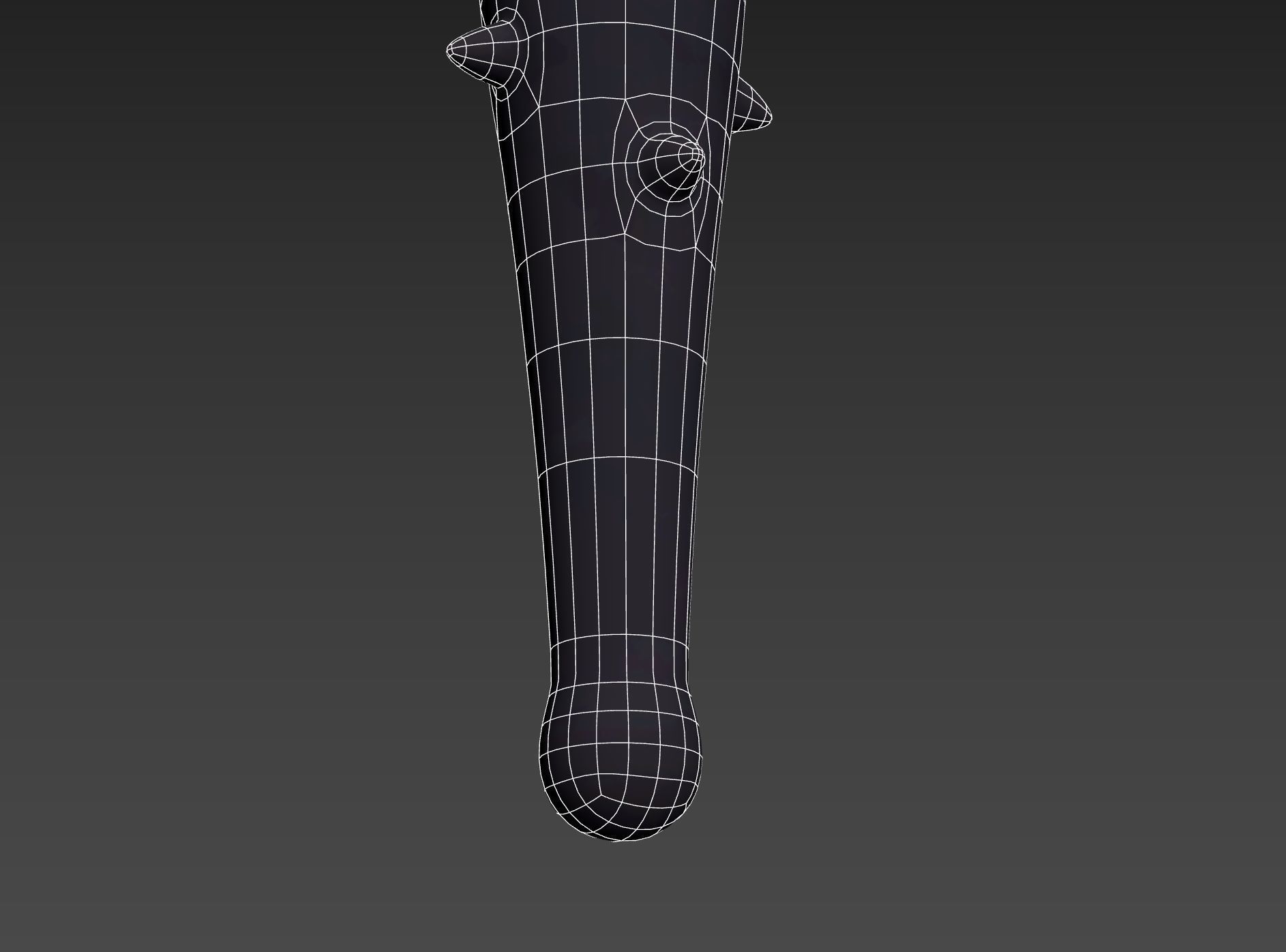 Spiked Club 3D model_22