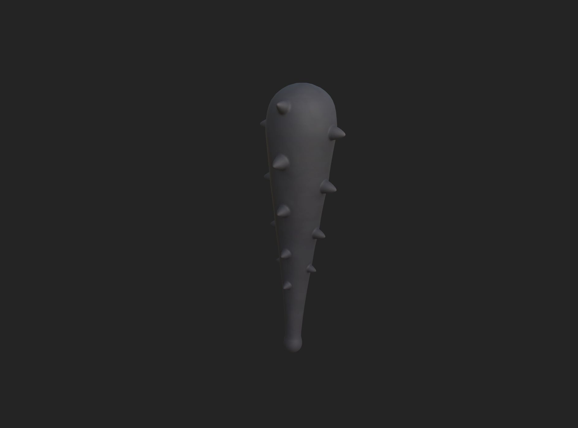 Spiked Club 3D model_10