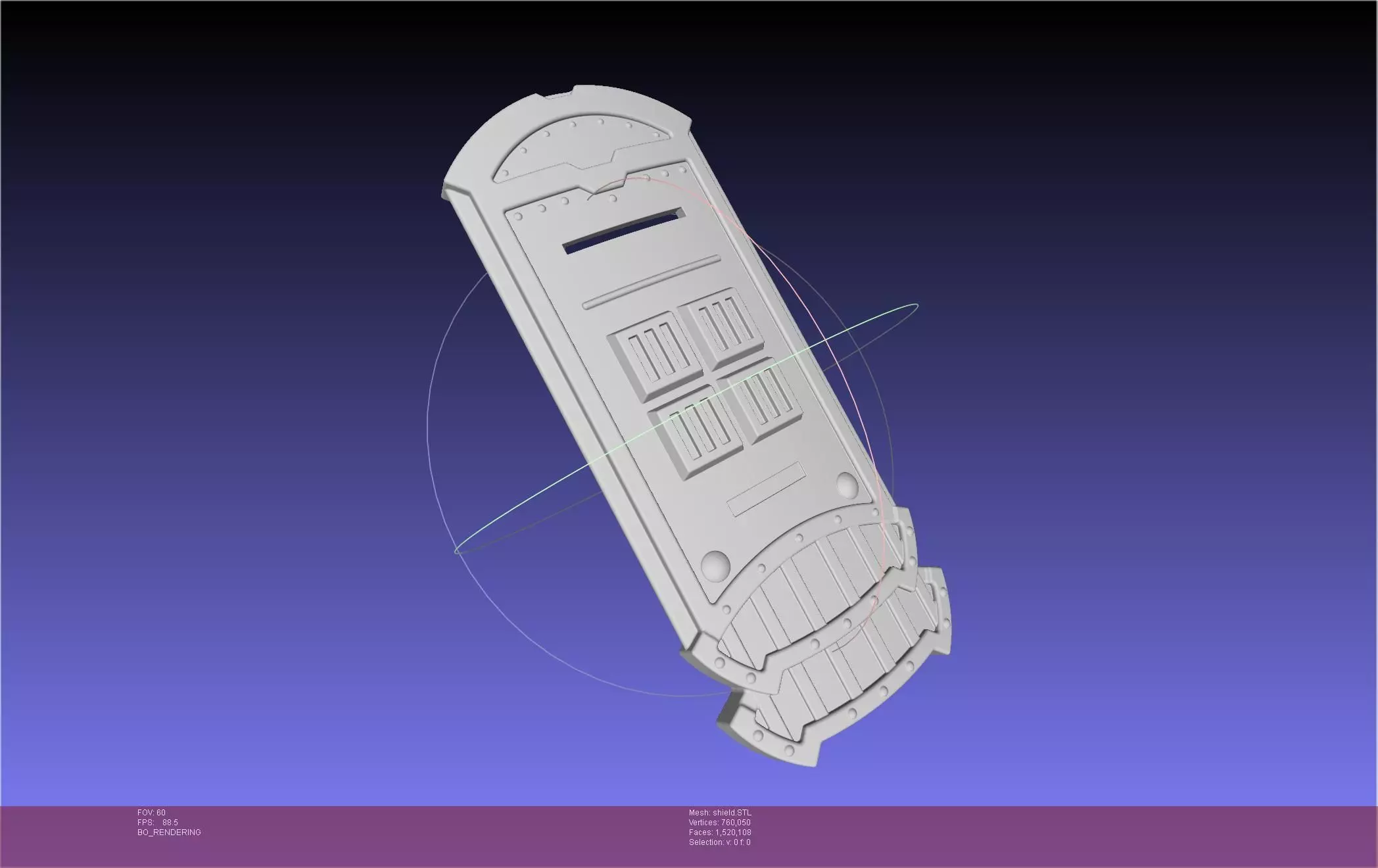 Ultrakill Gutterman Shield 3D print model
