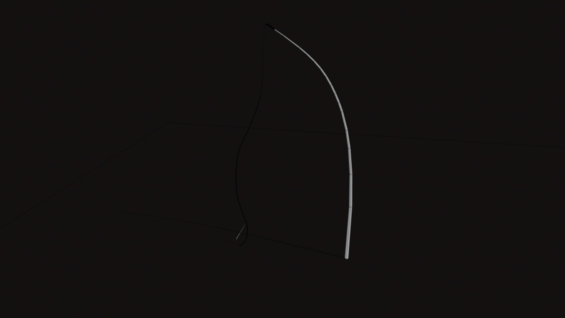 Fishing Rod V01 Low-poly 3D model_9