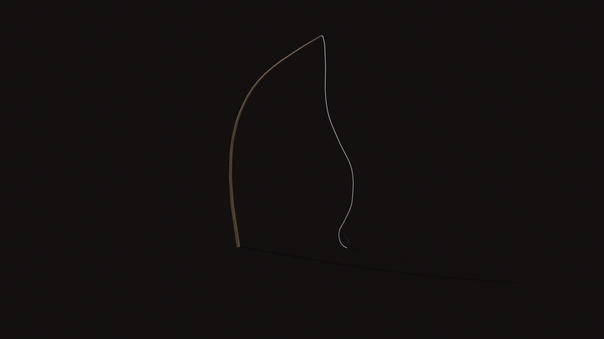 Fishing Rod V01 Low-poly 3D model_7