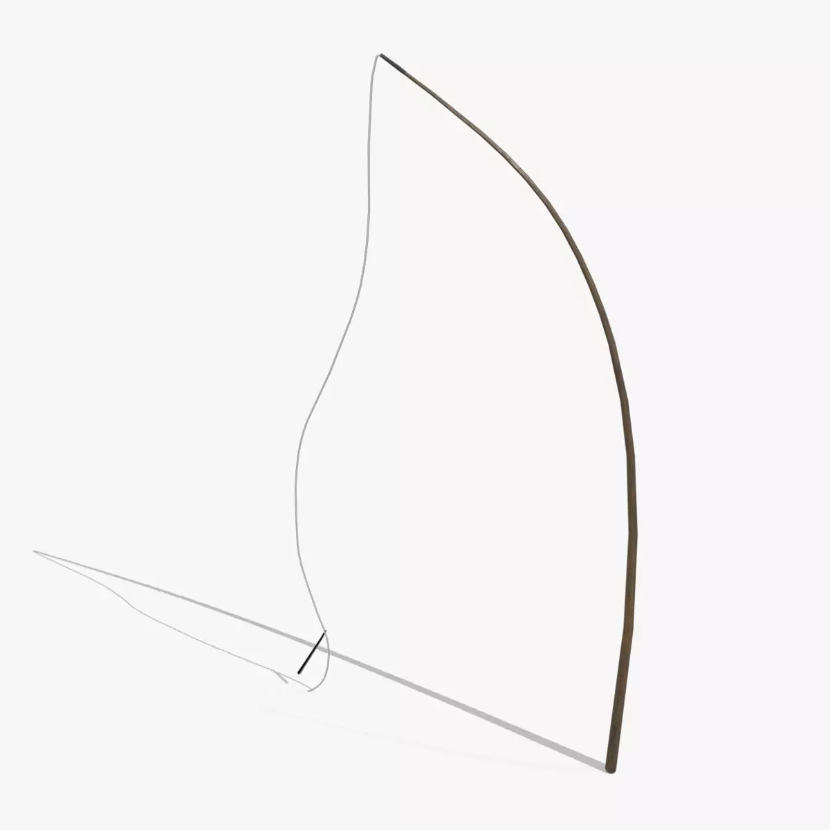 Fishing Rod V01 Low-poly 3D model_0