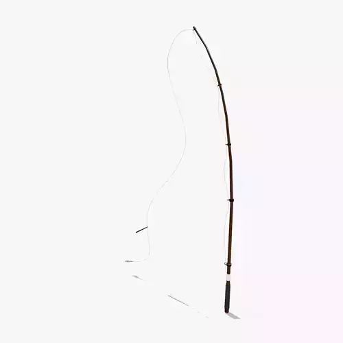 Fishing Rod V02 Low-poly 3D model
