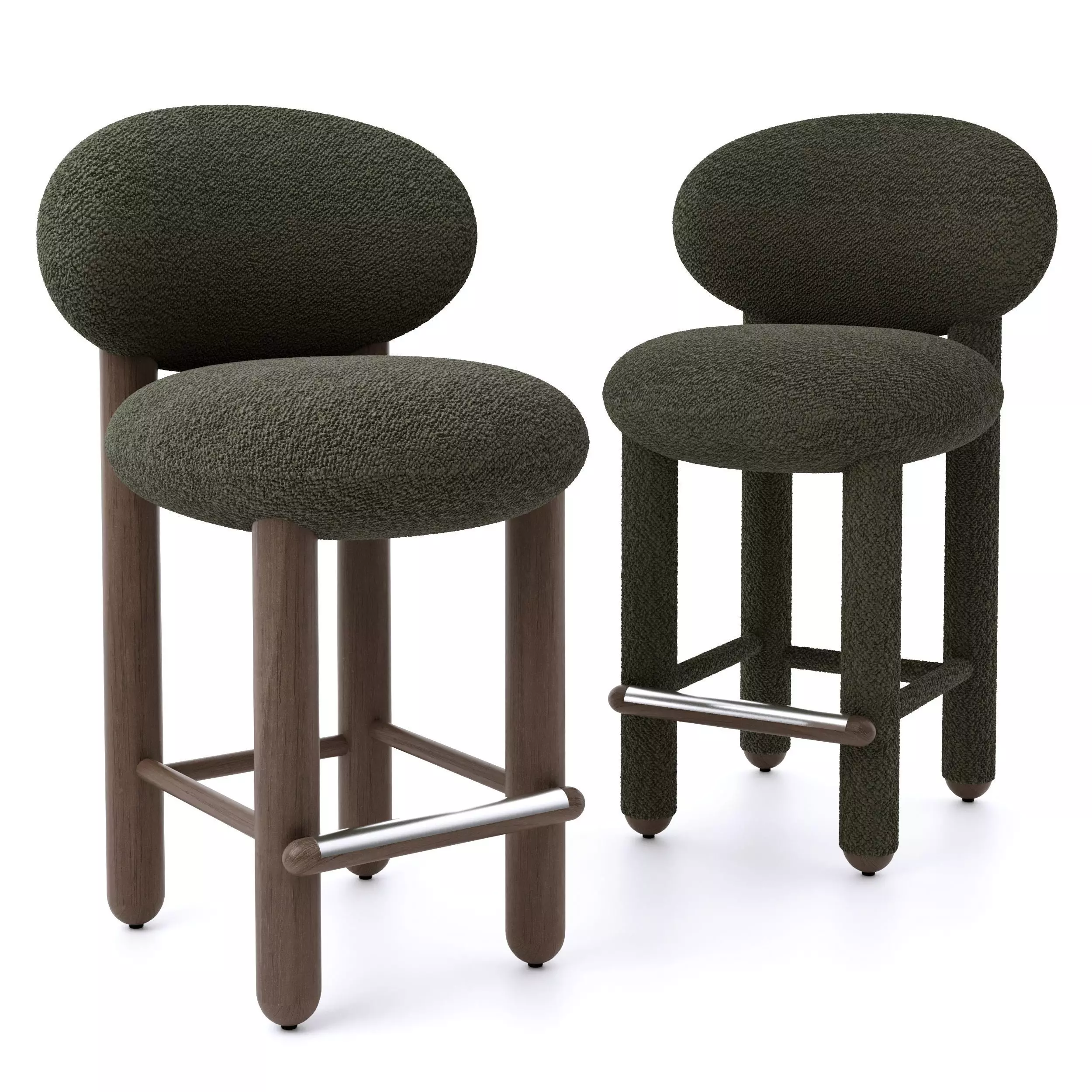 Noom Flock Counter Chair CS 1 2 Free 3D model