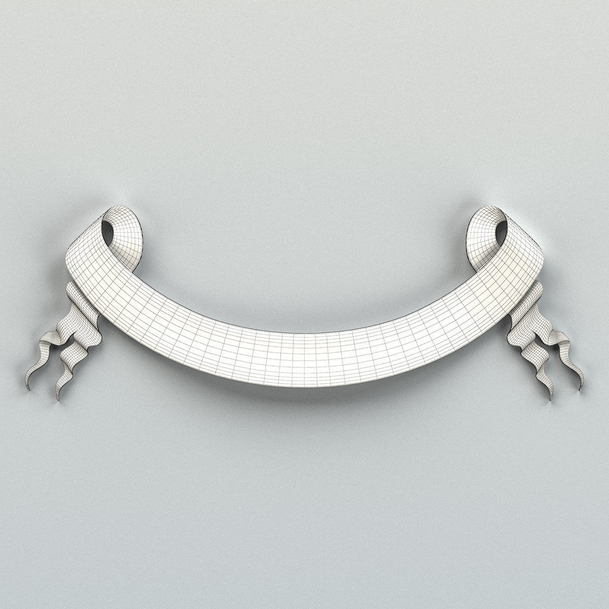Decorative Ribbon 010 3D model_5