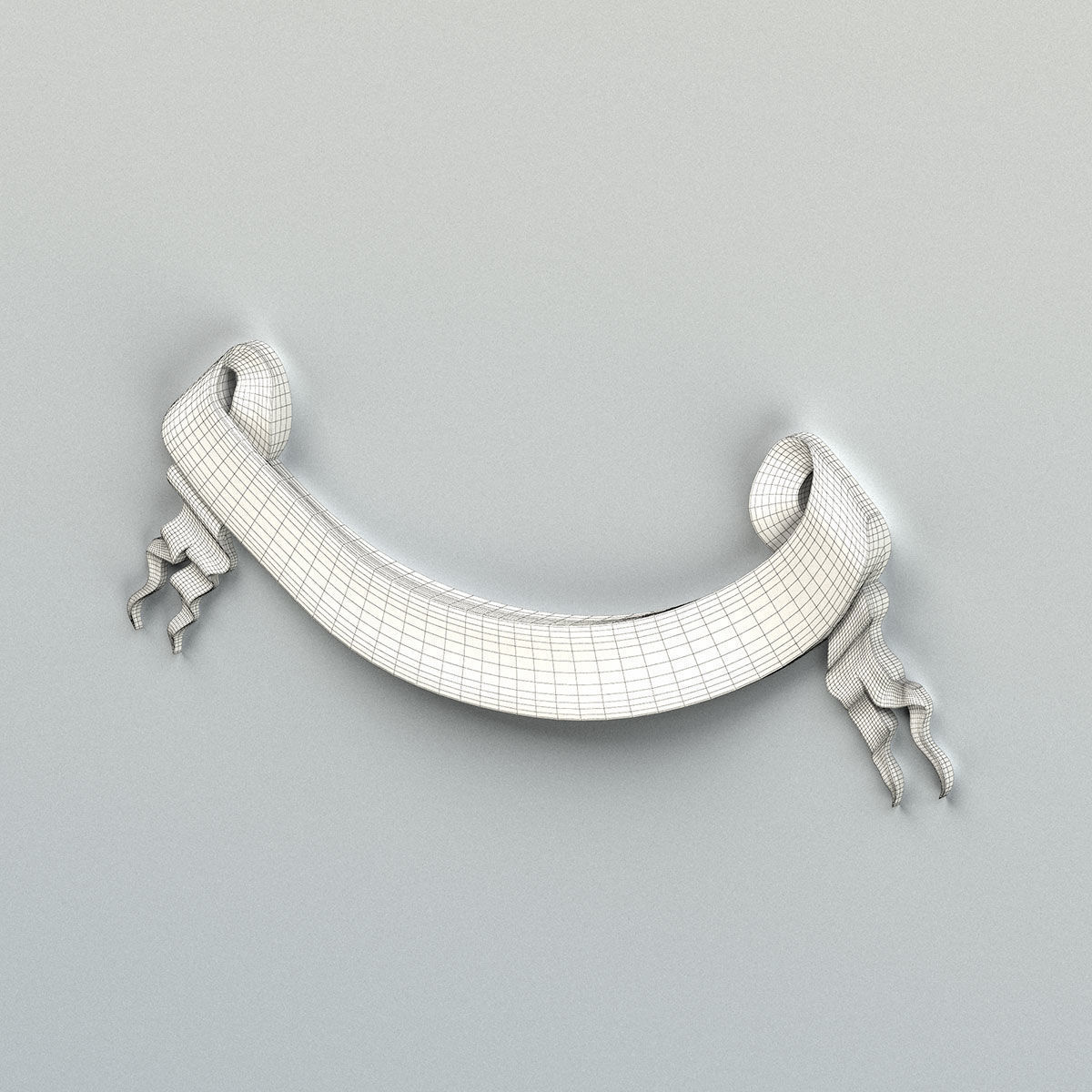Decorative Ribbon 010 3D model_6