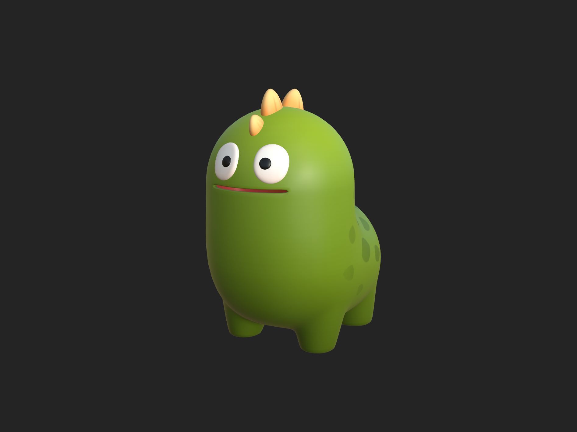 Monster Character 012 3D model_10